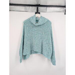 Free People Women's Blue and Green Jumper